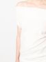 Malo off-shoulder knitted top Wit - Thumbnail 5