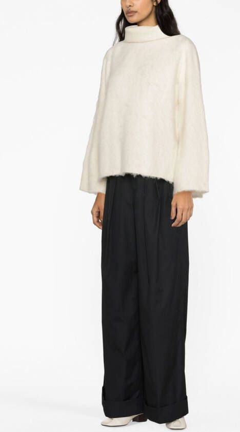 Malo Coltrui van alpacawol Wit