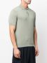 Malo Fijngebreid poloshirt Groen - Thumbnail 3