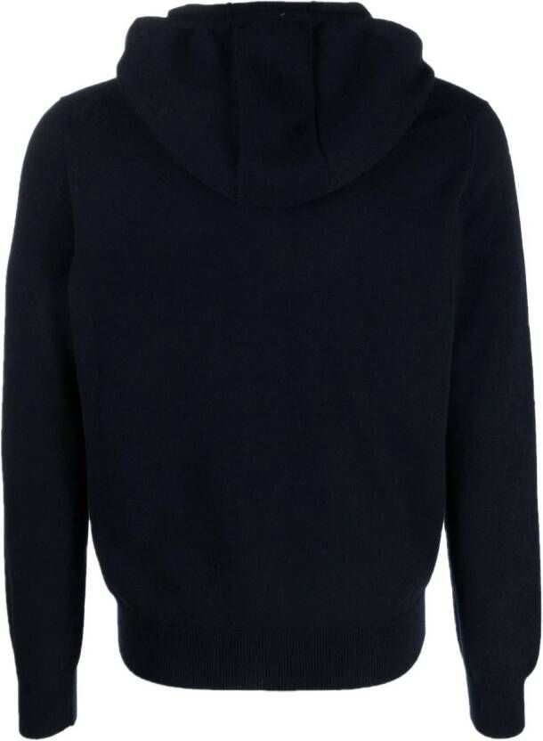 Malo Kasjmier hoodie Blauw