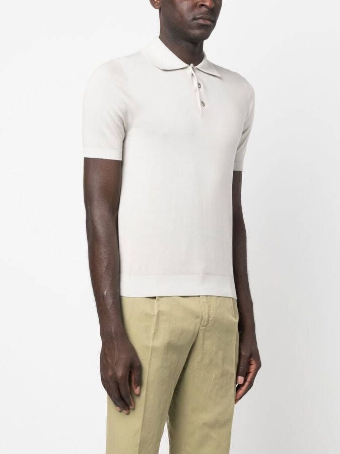 Malo Katoenen poloshirt Grijs