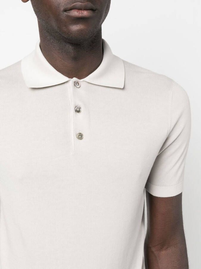 Malo Katoenen poloshirt Grijs