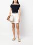 Malo Off-shoulder jurk Blauw - Thumbnail 2