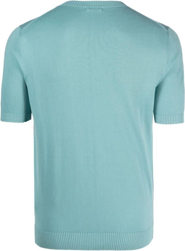 Malo Katoenen T-shirt Blauw