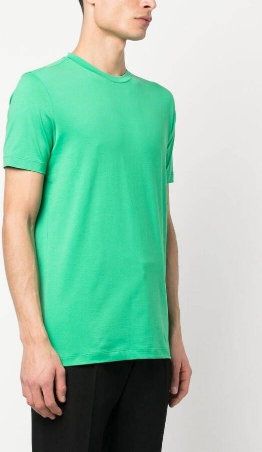 Malo T-shirt van stretch-katoen Groen