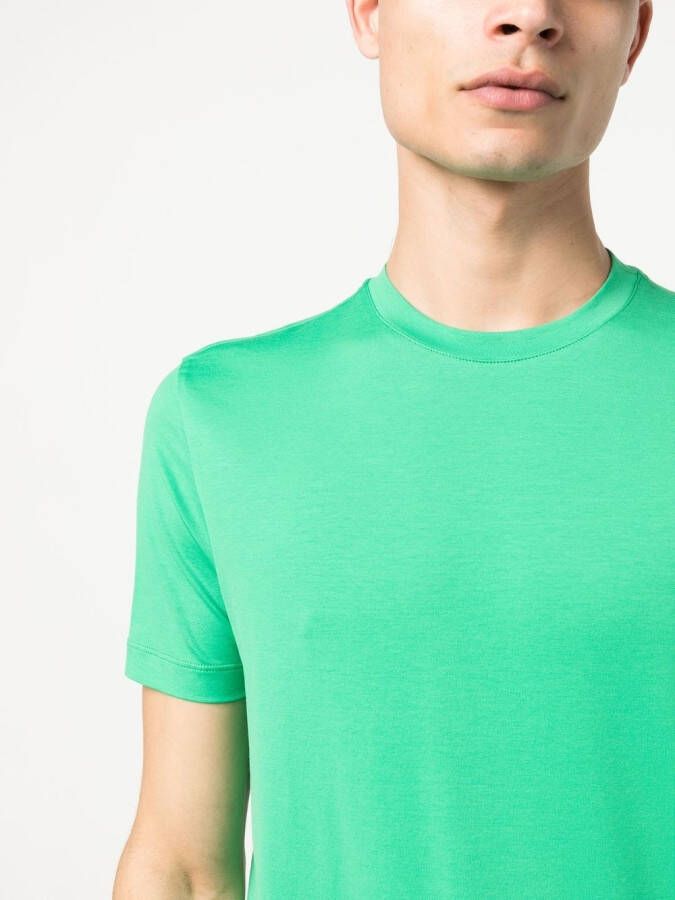 Malo T-shirt van stretch-katoen Groen
