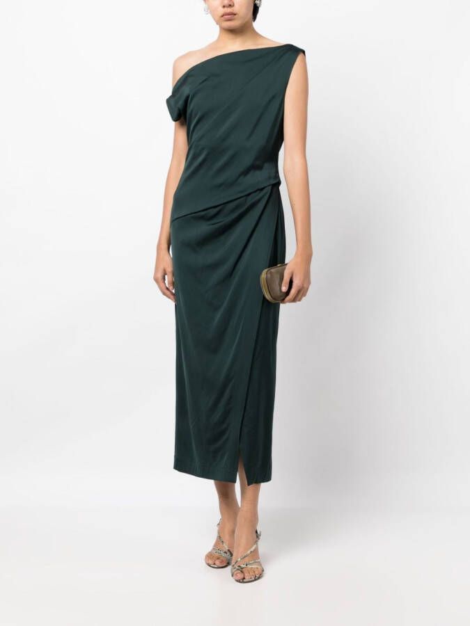 MANNING CARTELL Asymmetrische jurk Groen