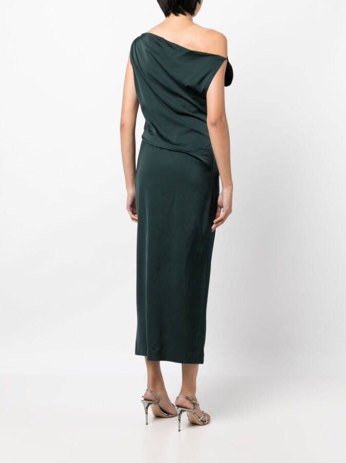 MANNING CARTELL Asymmetrische jurk Groen