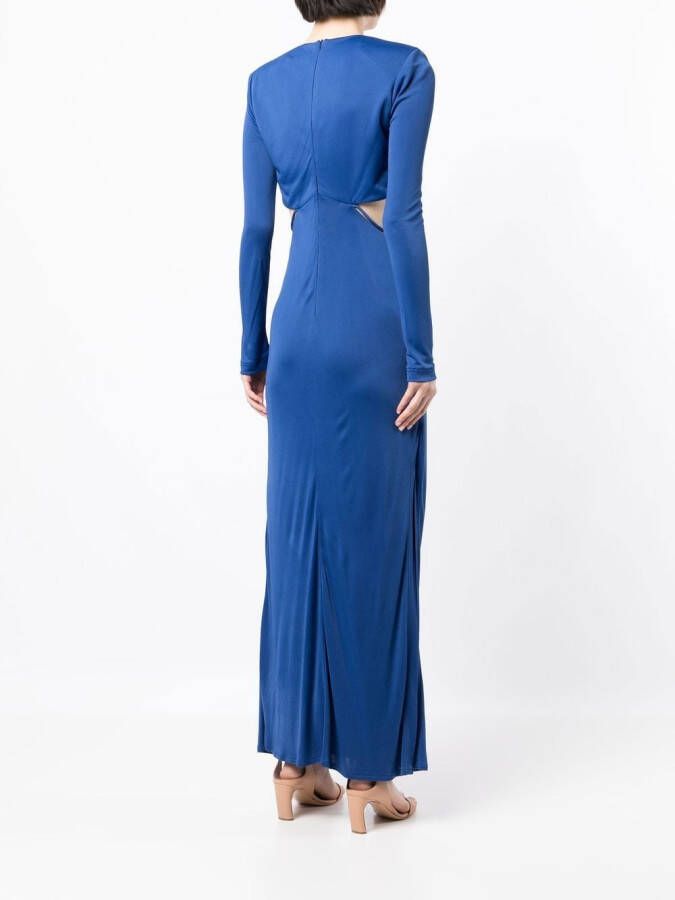 MANNING CARTELL Uitgesneden jurk Blauw