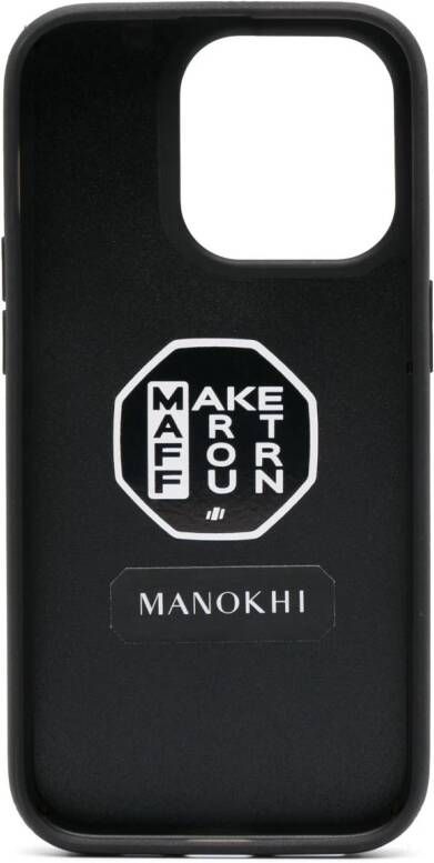 Manokhi iPhone 14 Pro hoesje Zwart