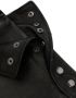 Manokhi Leren blouse Zwart - Thumbnail 2