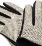 Manokhi Leren handschoenen Zwart - Thumbnail 2