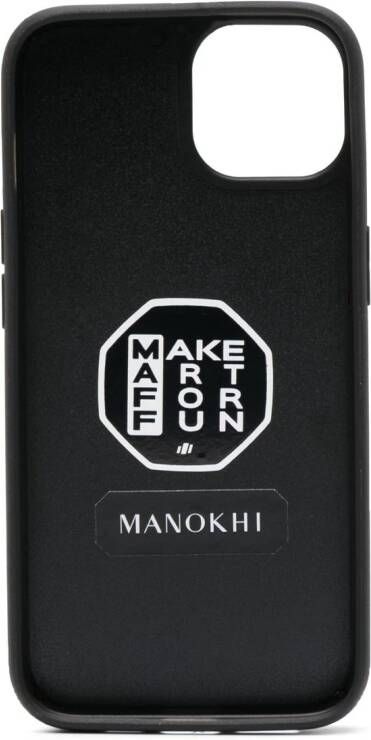 Manokhi x Maff iPhone 14 hoesje Blauw