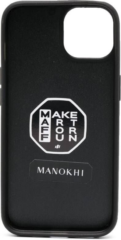 Manokhi x Maff iPhone 14 hoesje Oranje