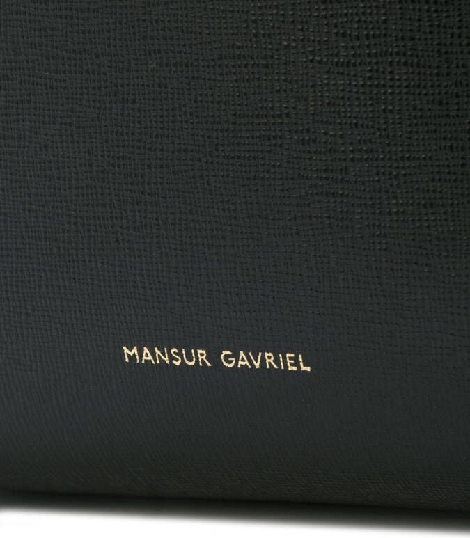 Mansur Gavriel kleine bucket bag Zwart