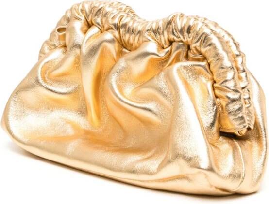 Mansur Gavriel Cloud kleine clutch Metallic