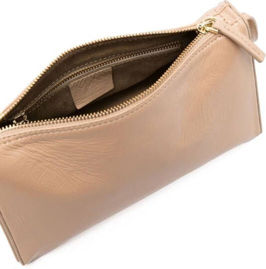 Manu Atelier Prism leren shopper Beige