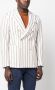 Manuel Ritz Gestreepte blazer Beige - Thumbnail 3