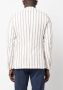 Manuel Ritz Gestreepte blazer Beige - Thumbnail 4