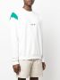 Manuel Ritz Sweater met geborduurd logo Wit - Thumbnail 3