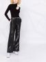 MANURI Blouse met uitgesneden detail Zwart - Thumbnail 2