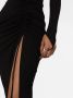MANURI Midi-jurk met afneembare mouwen Zwart - Thumbnail 3