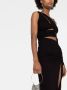 MANURI Midi-jurk met afneembare mouwen Zwart - Thumbnail 5