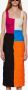 Mara Hoffman Midi-jurk met colourblocking Oranje - Thumbnail 3