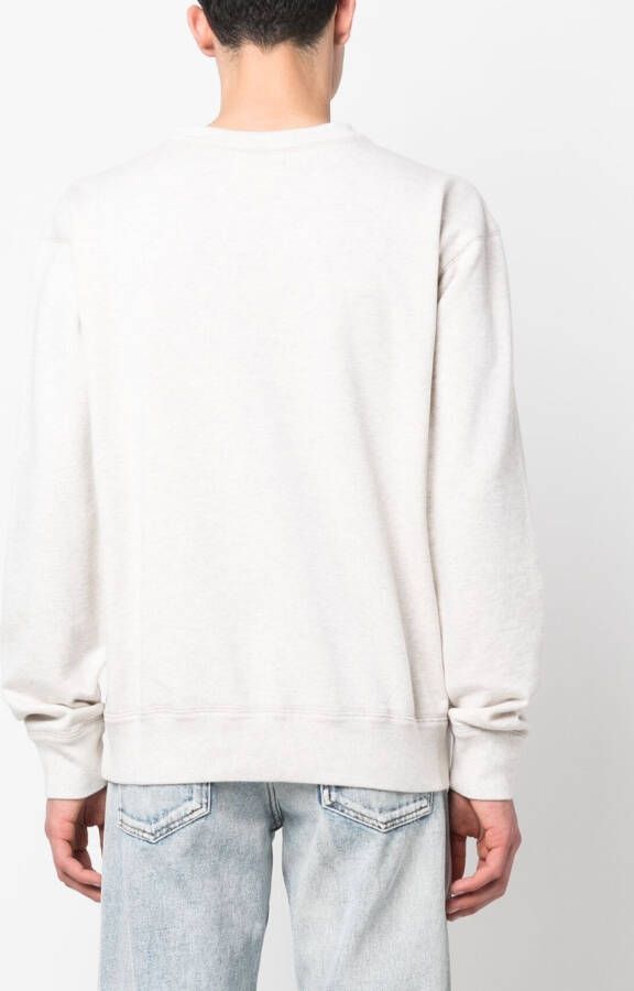 MARANT Mikis sweater met geborduurd logo Beige