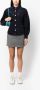 MARANT ÉTOILE Renata ribfluwelen blouse Blauw - Thumbnail 2
