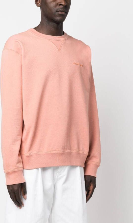 MARANT Sweater met geborduurd logo Oranje