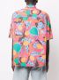 MARANT Overhemd met abstracte print Paars - Thumbnail 4