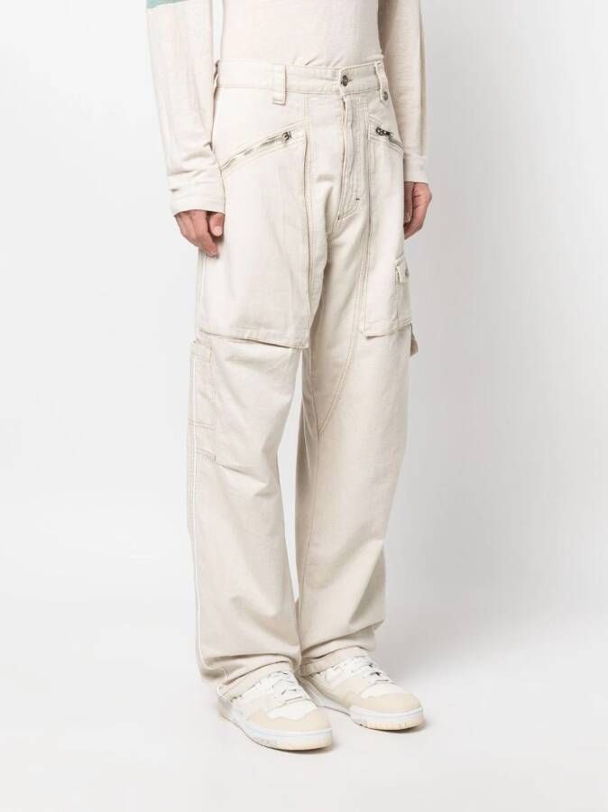MARANT Straight jeans Beige