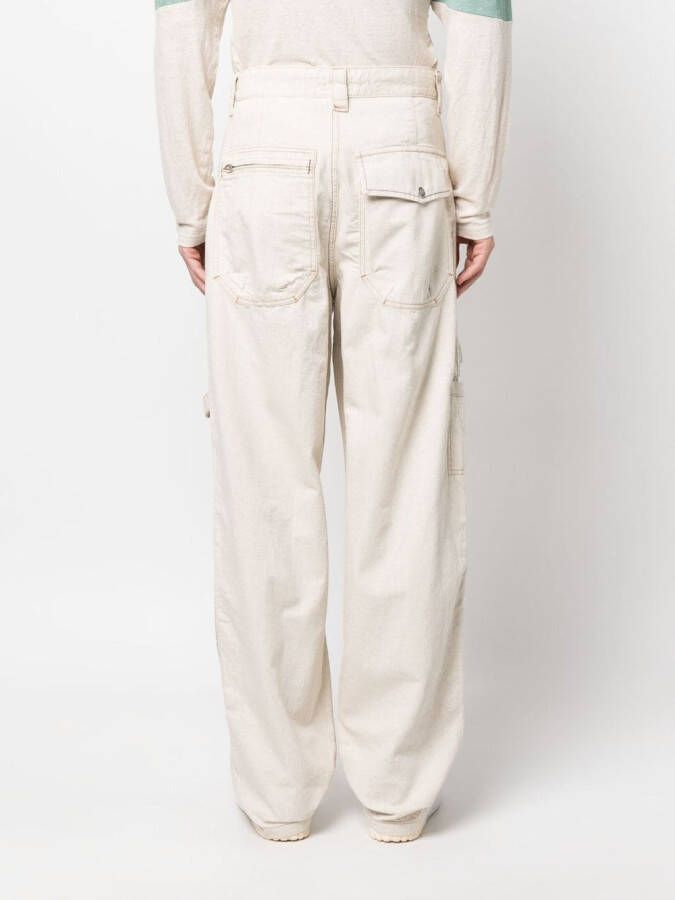 MARANT Straight jeans Beige