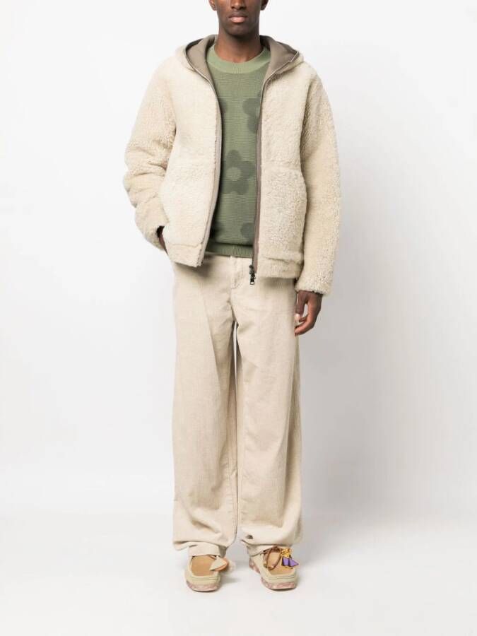 MARANT Jorje ribfluwelen broek Beige