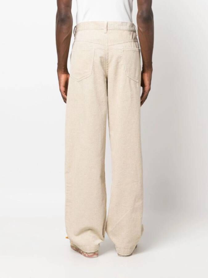 MARANT Jorje ribfluwelen broek Beige