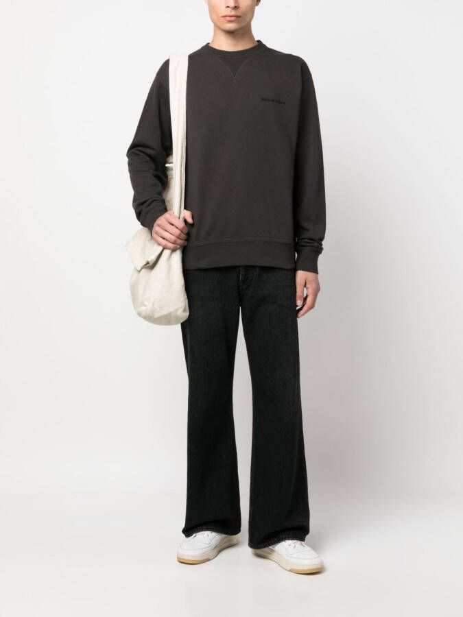 MARANT Mikis sweater met geborduurd logo Zwart