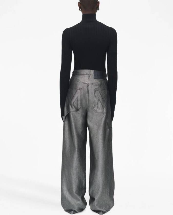 Marc Jacobs Oversized jeans Zilver