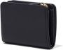 Marc Jacobs Zwarte Leren Mini Compact Portemonnee met Goudkleurig Logo Black Dames - Thumbnail 5