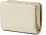 Marc Jacobs Witte Leren Mini Compact Portemonnee White Dames - Thumbnail 6