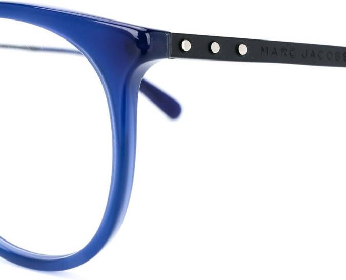 Marc Jacobs Eyewear Bril met rond montuur Blauw