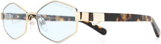 Marc Jacobs Eyewear Zonnebril met getinte glazen Goud