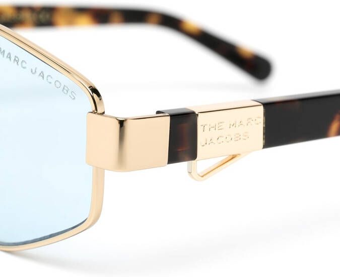 Marc Jacobs Eyewear Zonnebril met getinte glazen Goud