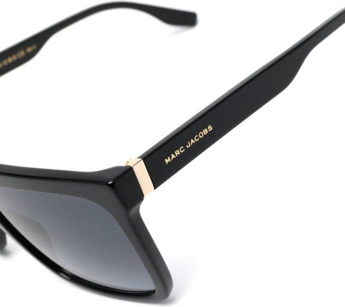 Marc Jacobs Eyewear Zonnebril met vierkant montuur Zwart