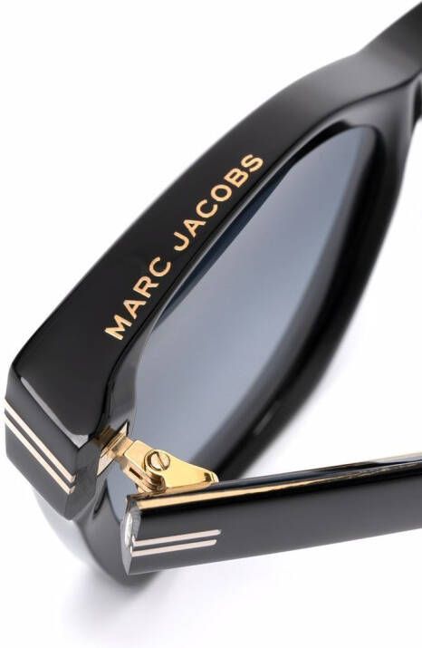 Marc Jacobs Eyewear Zonnebril met vierkant montuur Zwart