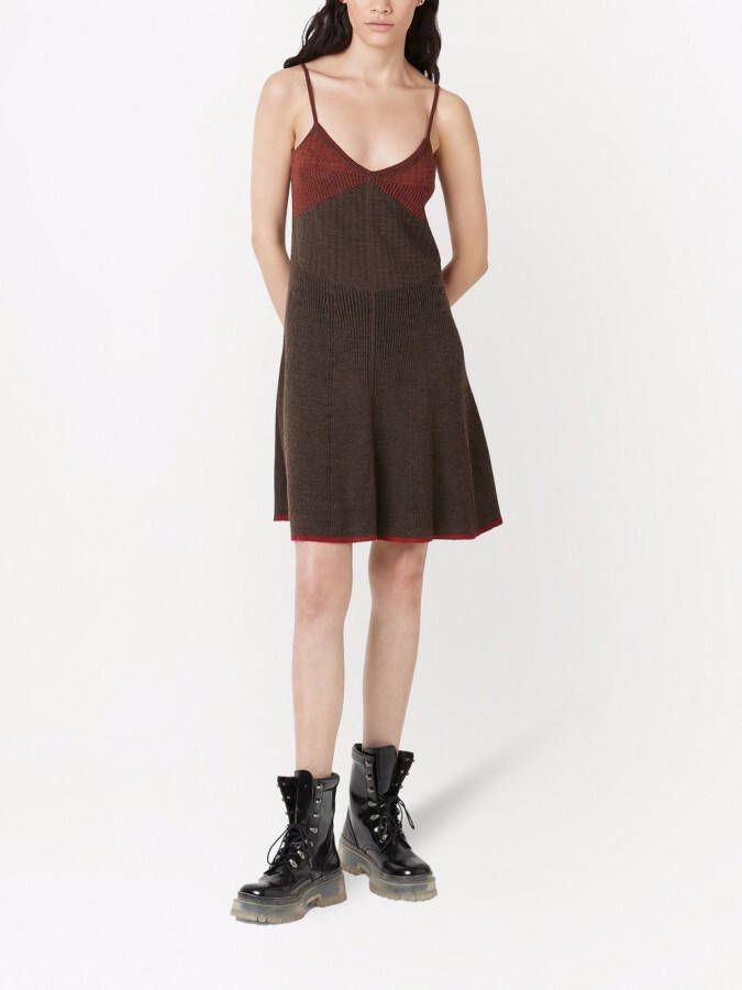 Marc Jacobs Gebreide mini-jurk Rood
