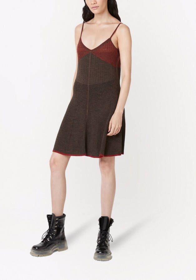 Marc Jacobs Gebreide mini-jurk Rood