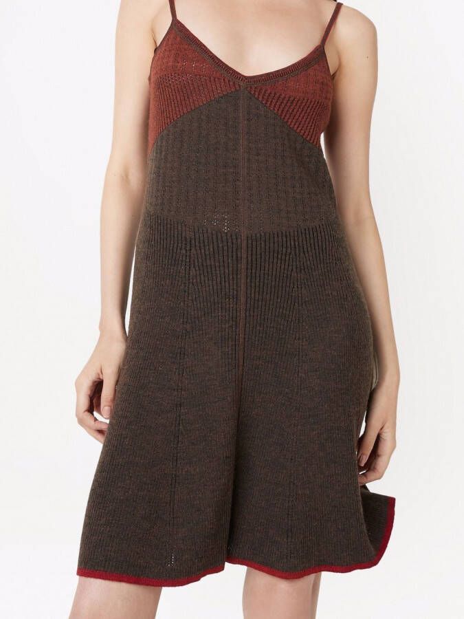 Marc Jacobs Gebreide mini-jurk Rood