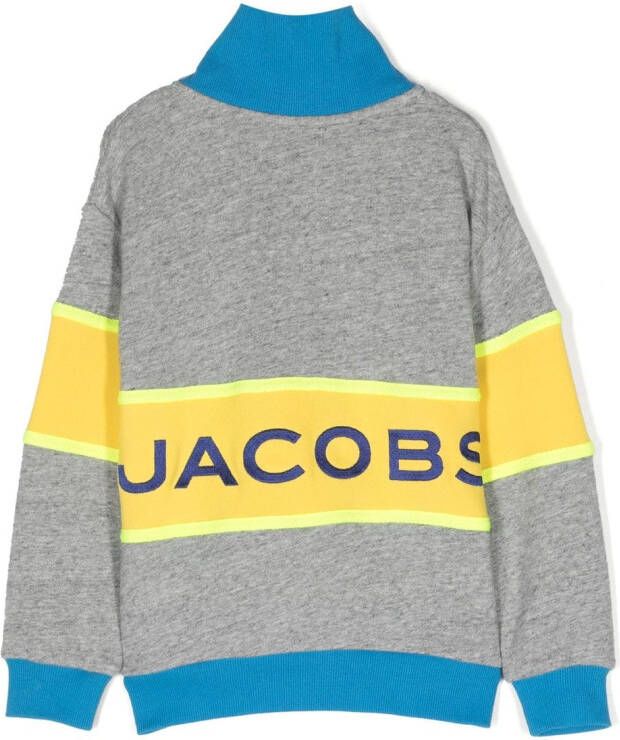 Marc Jacobs Kids Sweater met colourblocking Grijs