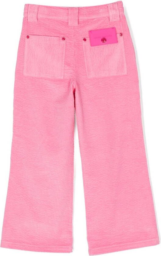 Marc Jacobs Kids Ribfluwelen broek Roze